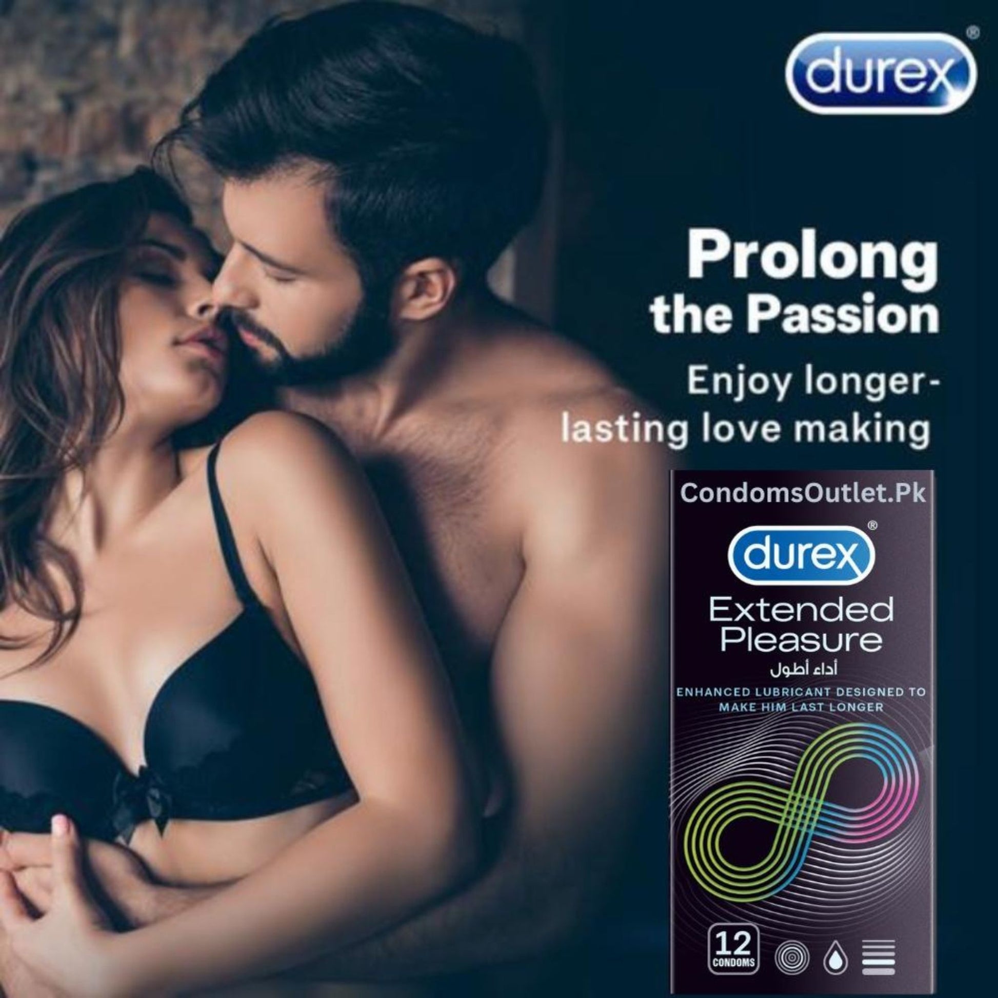 Durex Extended Pleasure Condoms 12's