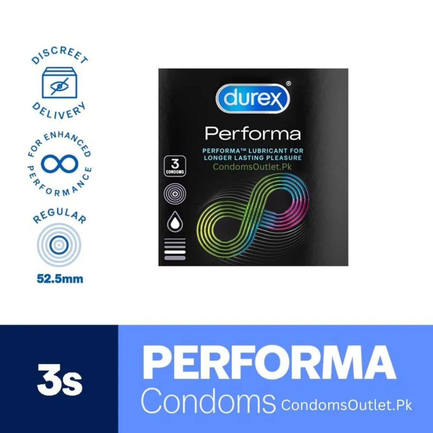 Durex Performa Condoms - 3 Condoms