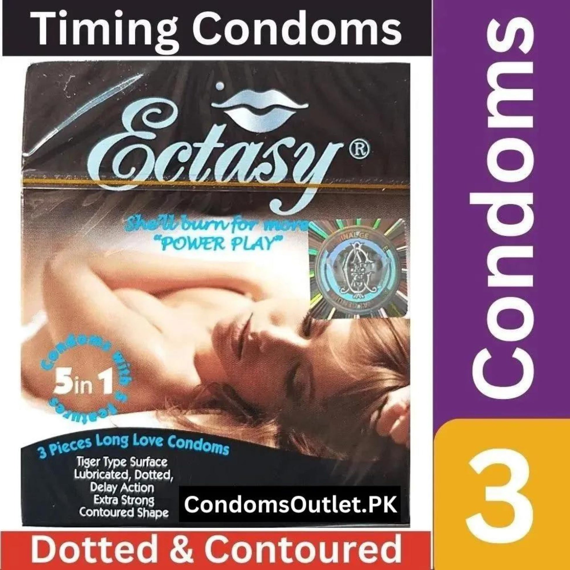 Ectasy Condoms - Delay & Dotted