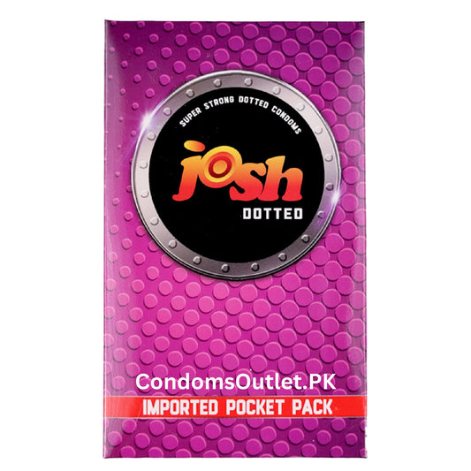 Josh Dotted Condoms - 4 Condoms