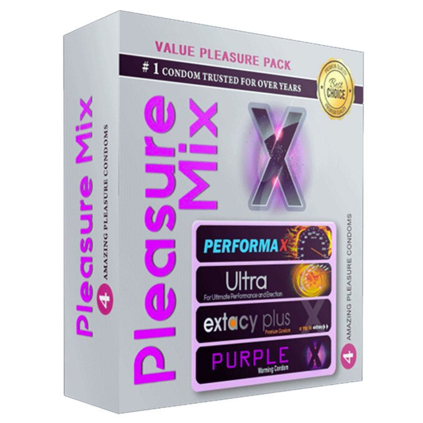 Klimax Pleasure Mix Condoms 4's