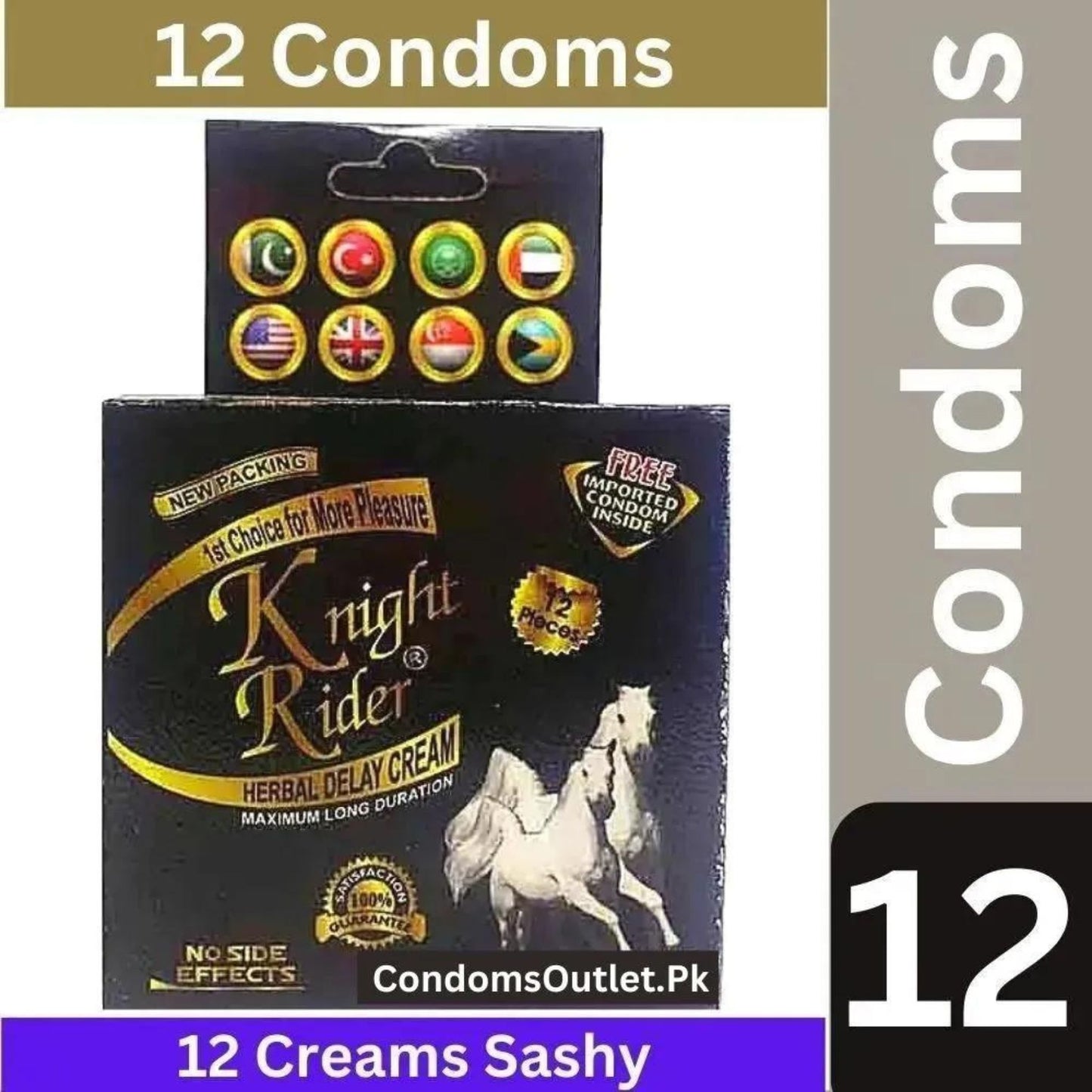 Knight Rider Condoms + Delay Cream