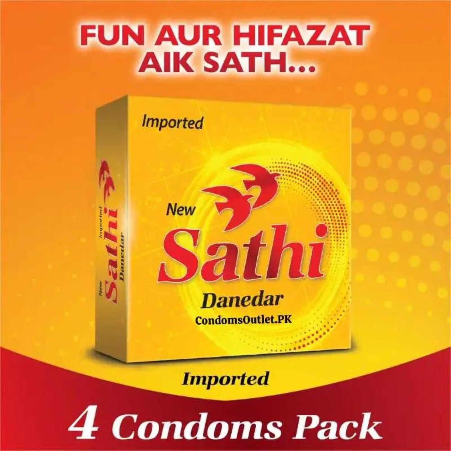 Sathi Danedar Condoms 4’s